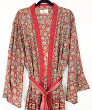 Load image into Gallery viewer, Vintage Sari Kimono Long
