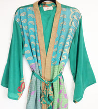 Load image into Gallery viewer, Vintage Sari Kimono Long