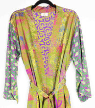 Load image into Gallery viewer, Vintage Sari Kimono Long