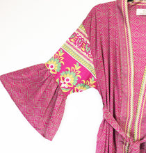 Load image into Gallery viewer, Vintage Sari Kimono Long