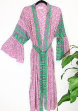 Load image into Gallery viewer, Vintage Sari Kimono Long