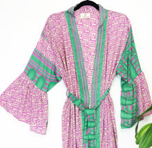 Load image into Gallery viewer, Vintage Sari Kimono Long