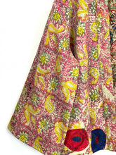 Load image into Gallery viewer, Kantha Blockprint Coat