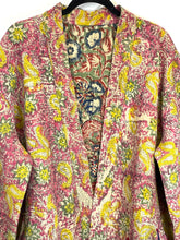 Load image into Gallery viewer, Kantha Blockprint Coat