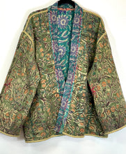 Load image into Gallery viewer, Kantha Blockprint Coat