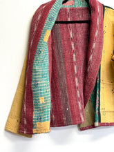 Load image into Gallery viewer, Kantha Short Jacket (Free Size)