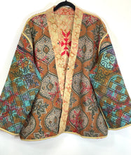 Load image into Gallery viewer, Kantha Blockprint Coat