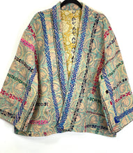 Load image into Gallery viewer, Kantha Blockprint Coat