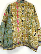 Load image into Gallery viewer, Kantha Blockprint Coat
