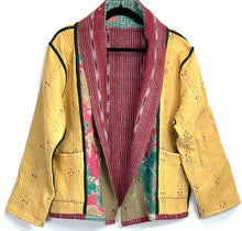 Load image into Gallery viewer, Kantha Short Jacket (Free Size)