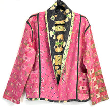 Load image into Gallery viewer, Kantha Short Jacket (free size)