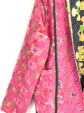 Load image into Gallery viewer, Kantha Short Jacket (free size)