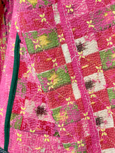 Load image into Gallery viewer, Kantha Short Jacket (free size)