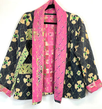 Load image into Gallery viewer, Kantha Short Jacket (free size)