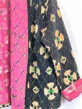 Load image into Gallery viewer, Kantha Short Jacket (free size)