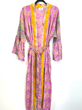 Load image into Gallery viewer, Vintage Sari Kimono Long
