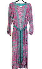 Load image into Gallery viewer, Vintage Silk Sari Kimono Long