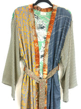 Load image into Gallery viewer, Vintage Sari Kimono Long
