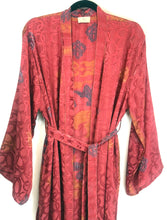 Load image into Gallery viewer, Vintage Sari Kimono Long