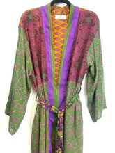 Load image into Gallery viewer, Vintage Sari Kimono Long