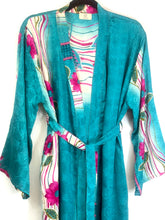 Load image into Gallery viewer, Vintage Sari Kimono Long