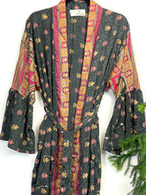 Load image into Gallery viewer, Vintage Sari Kimono Long