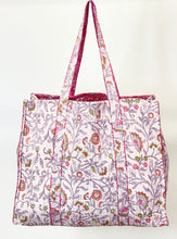 Load image into Gallery viewer, Blockprint Quilted Bag