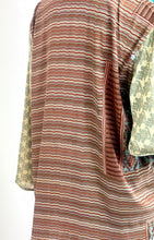 Load image into Gallery viewer, Vintage Silk Sari Long Shirt