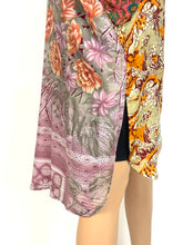 Load image into Gallery viewer, Vintage Silk Sari Long Shirt
