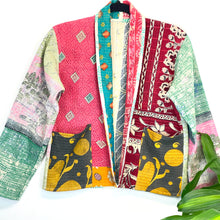 Load image into Gallery viewer, Kantha Jacket Short M/L