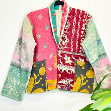 Load image into Gallery viewer, Kantha Jacket Short M/L