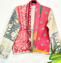 Load image into Gallery viewer, Kantha Jacket Short M/L