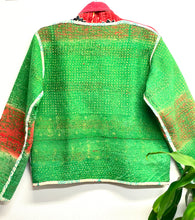 Load image into Gallery viewer, Kantha Jacket Short M/L