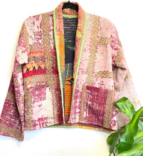 Load image into Gallery viewer, Kantha Jacket Short M/L