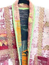 Load image into Gallery viewer, Kantha Jacket Short M/L