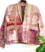 Load image into Gallery viewer, Kantha Jacket Short M/L