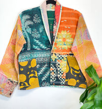 Load image into Gallery viewer, Kantha Jacket Short M/L
