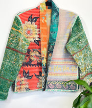 Load image into Gallery viewer, Kantha Jacket Short M/L