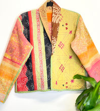 Load image into Gallery viewer, Kantha Jacket Short M/L