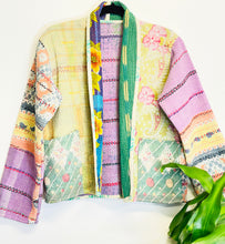 Load image into Gallery viewer, Kantha Jacket Short M/L