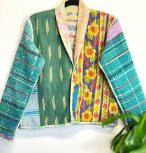 Load image into Gallery viewer, Kantha Jacket Short M/L