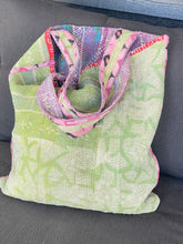 Load image into Gallery viewer, Sari Kantha Tote Bag
