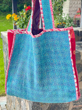 Load image into Gallery viewer, Sari Kantha Tote Bag