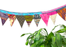 Load image into Gallery viewer, Silk Sari Bunting Garland