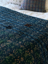 Load image into Gallery viewer, Indigo Kantha Quilt