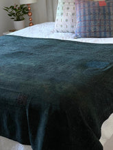 Load image into Gallery viewer, Indigo Kantha Quilt