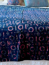 Load image into Gallery viewer, Indigo Kantha Quilt