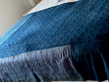Load image into Gallery viewer, Indigo Kantha Quilt