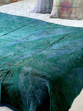 Load image into Gallery viewer, Indigo Kantha Quilt