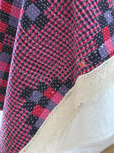 Load image into Gallery viewer, Vintage Sari kantha Quilt